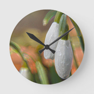 Snowdrop-Wand Uhr