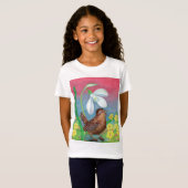 Snowdrop & wren bird & spring Girls T-Shirt (Vorne ganz)