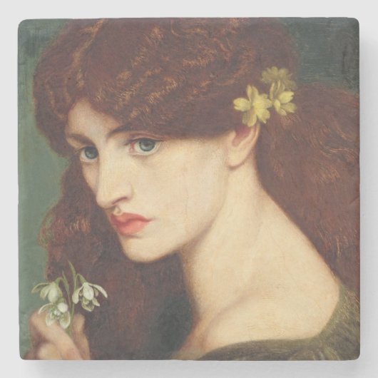 Snowdrops, 1873 (Öl auf Leinwand) Steinuntersetzer (Vorderseite)