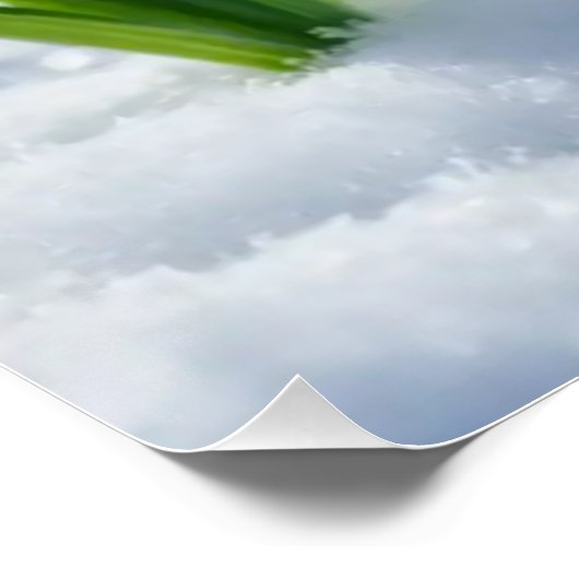 Snowdrops #3 Wall Art Poster (Ecke)