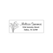 Snowdrops - Adresse für Frühlingsblumen Permastempel (Design)