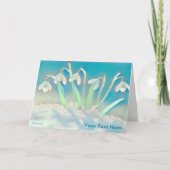 Snowdrops Blue Karte (Vorderseite)