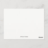 SnowDrops-Blume Postkarte (Rückseite)