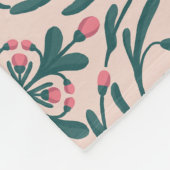 Snowdrops Blumenmuster Fleecedecke (Ecke)