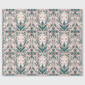 Snowdrops Blumenmuster Geschenkpapier (Flach)