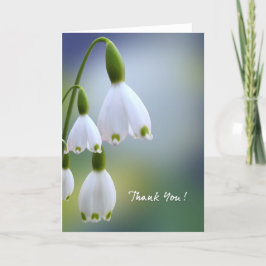 Snowdrops Danke Karte