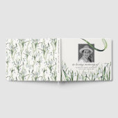Snowdrops Foto Memorial Funeral Gästebuch (Voll)
