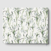 Snowdrops Foto Memorial Funeral Gästebuch (Rückseite)