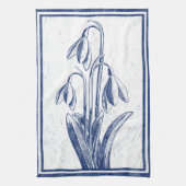 Snowdrops Geschirrtuch (Vertikal)