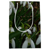 Snowdrops I (Galanthus) Weiße Frühlingsblumen Mittlere Geschenktüte (Vorderseite)