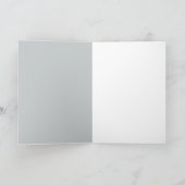 Snowdrops im Schnee danken Ihnen zu kardieren Dankeskarte (Innenseite)