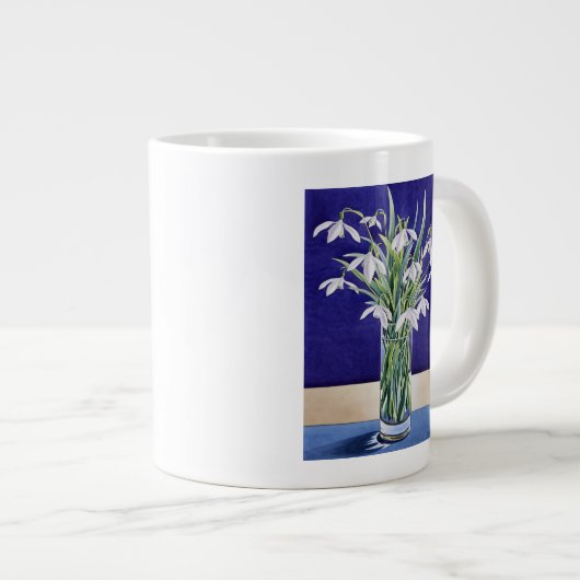 Snowdrops Jumbo-Tasse (Vorderseite Rechts)