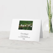 Snowdrops Karte (Rückseite)