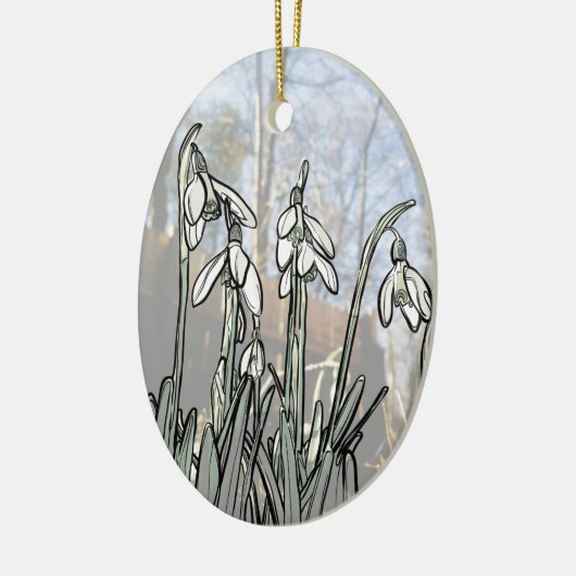 Snowdrops Keramikornament (Links)