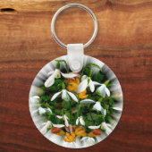 SNOWDROPS ~ Magnet Schlüsselanhänger (Vorderseite)