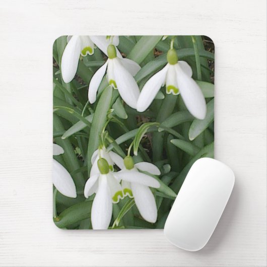Snowdrops Mousepad (Mit Mouse)