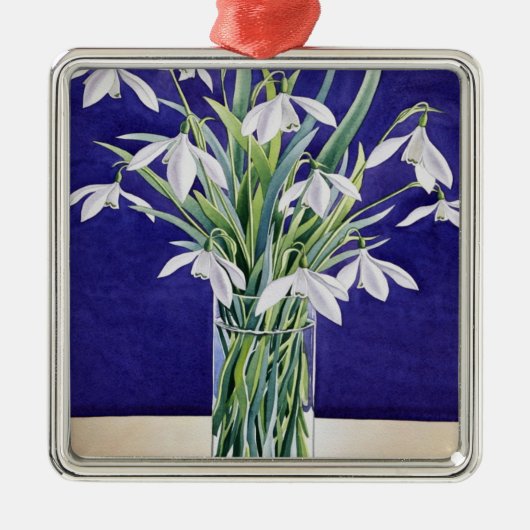 Snowdrops Ornament Aus Metall (Vorne)