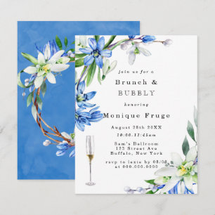 Snowdrops Scilla Brunch & Bubbly Einladungen