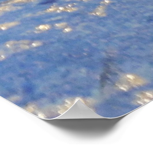 Snowey-White-Kreuzchen Poster (Ecke)