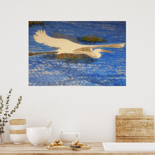 Snowey-White-Kreuzchen Poster (Küche)