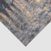 Snowfall at a Parisian Café Seidenpapier (Ausschnitt)