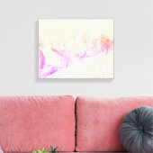 Snowfall Canvas Print Leinwanddruck (Insitu (Wohnzimmer))
