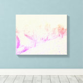 Snowfall Canvas Print Leinwanddruck (Insitu (Holzboden))