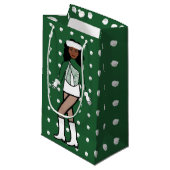 Snowfall Dancer Green Kleine Geschenktüte (Vorderseite Schrägansicht)