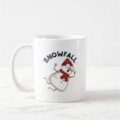 Snowfall Funny Snow Pub Kaffeetasse (Links)