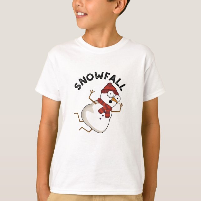 Snowfall Funny Snow Pub T-Shirt (Vorderseite)