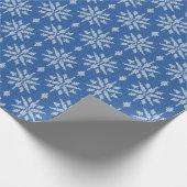Snowfall Knit Geschenkpapier (Ecke)
