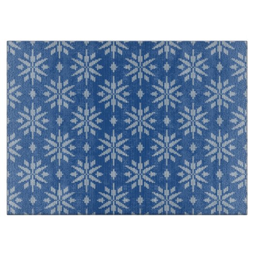 Snowfall Knit Schneidebrett (Vorderseite)