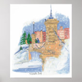 Snowfall Lagoon Poster (Vorne)