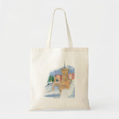 Snowfall Lagoon Tote Bag Tragetasche (Vorne)