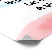 Snowfall of Blessings Poster (Ecke)