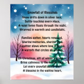 Snowfall of Blessings Poster (Vorne)