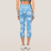 Snowfall Serenade Capri Leggings (Rückseite)
