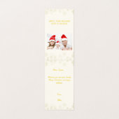 Snowfall Weihnachtsbaum Grüße Karten (Innenseite Aufgefaltet)