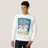 SnowFamily - Weihnachten und Neues Jahr - hässlich Sweatshirt (Vorne ganz)