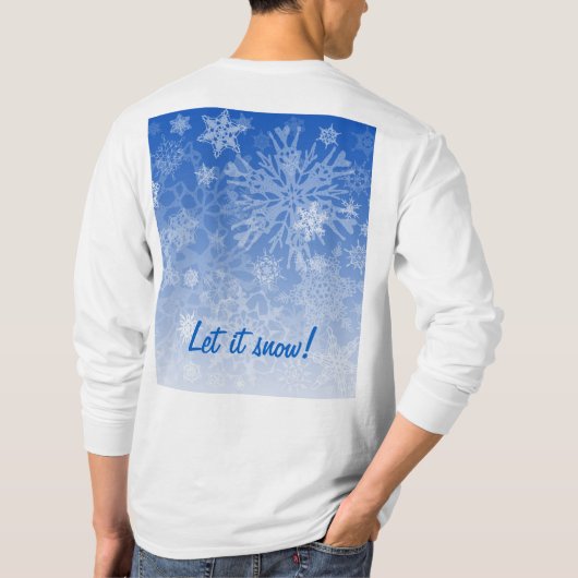 Snowfänger lassen es Schneebär werden T-Shirt (Rückseite)