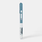 Snowfield Geometry iPhone 16 Hülle (Linke Seite)