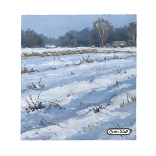Snowfield Notizblock (Vorderseite)