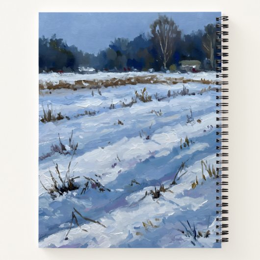 Snowfield Notizblock (Rückseite)