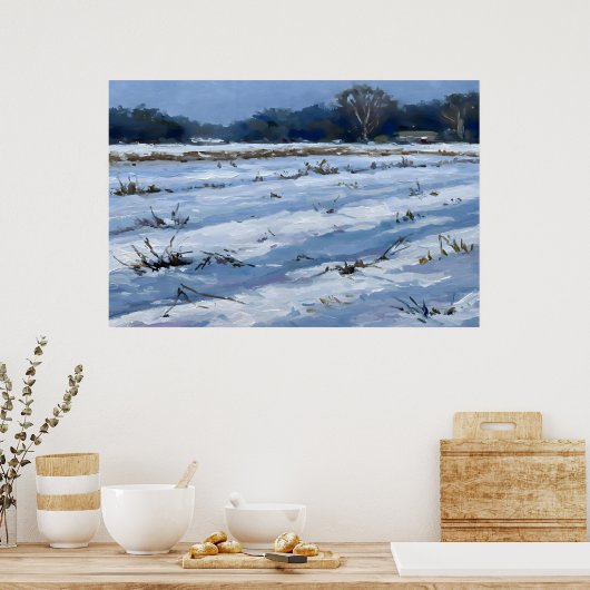 Snowfield Poster (Küche)
