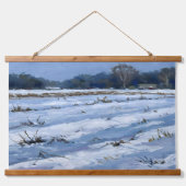 Snowfield Wandteppich Mit Holzrahmen (Vorne)