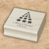 Snowflags Weihnachtsbaum Skript Custom Holiday Gummistempel