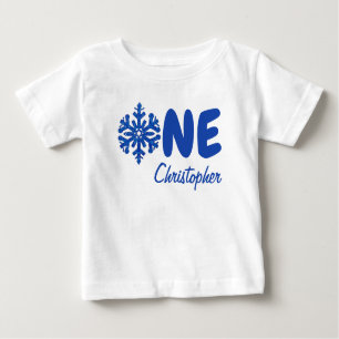 Snowflake 1. Geburtstag Baby T - Shirt