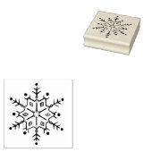 Snowflake 2 Art Briefmarke Gummistempel (Stempel)