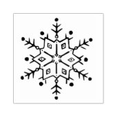 Snowflake 2 Art Briefmarke Gummistempel (Prägung)