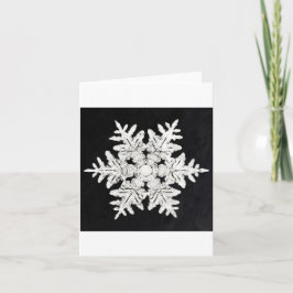 Snowflake 4 Urlaubskarte Feiertagskarte